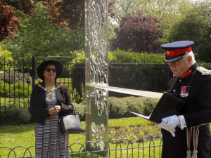 The Official opening of the Queen Elizabeth II Memorial Gateway, Hendon Park, 10th May 2024